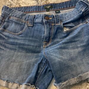 J.Crew blue jeans shorts stretch size 0